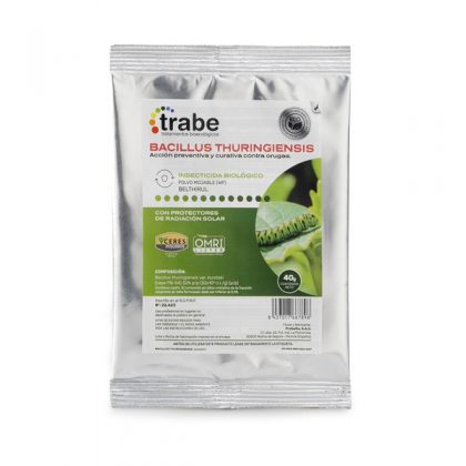 Bacillus Thuringiensis 40 gr. Trabe