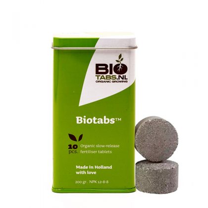 Biotabs Pastillas Fertlizantes de Liberación Prolongada