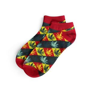 Calcetines Cannabicos Mujer Cortos Rasta