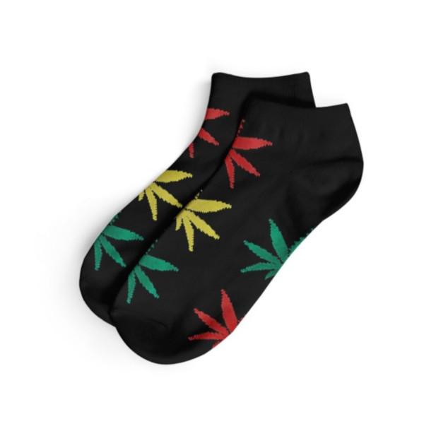 Calcetines Cannabicos Mujer Cortos Rasta