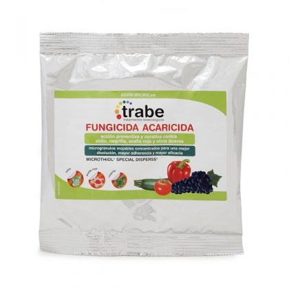 Fungicida Acaricida Azufre 50 g. Trabe