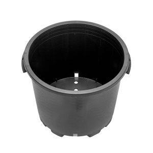 Maceta Redonda Negra 30 cm. - 17 lt.