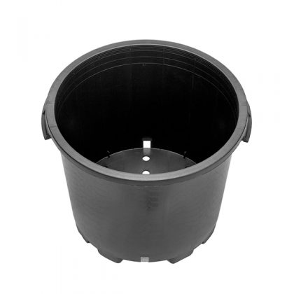 Maceta Redonda Negra 30 cm. - 17 lt.