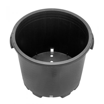 Maceta Redonda Negra 35 cm. - 27 lt.