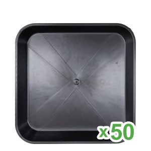 Plato Cuadrado 23x23 cm para Maceta de 11 lt. 50 ud.