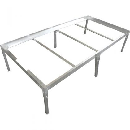 Soporte Bandeja 205 x 100 cm. Metal.Para bandeja gris.